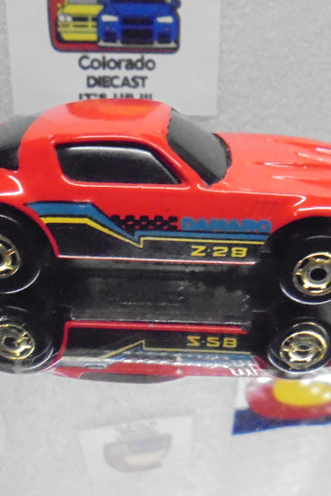 Loose Hot Wheels Red Camaro Z-28 w/GHO's