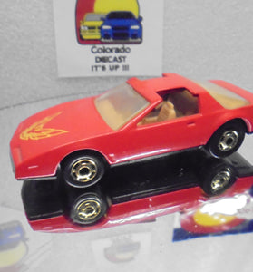Loose Hot Wheels Red 80's Firebird w/GHO's