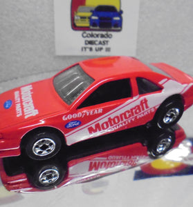 Loose Hot Wheels Red Motorcraft Thunderbird Stocker w/Blackwalls
