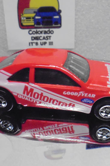 Loose Hot Wheels Red Motorcraft Thunderbird Stocker w/Blackwalls