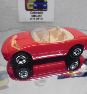 Loose Hot Wheels Red Mazda Miata w/Blackwalls