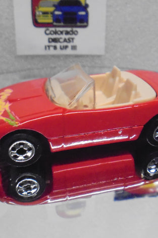 Loose Hot Wheels Red Mazda Miata w/Blackwalls