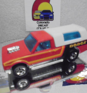 Loose Hot Wheels Red Hi-Rakkers Dodge D50 w/Blackwalls