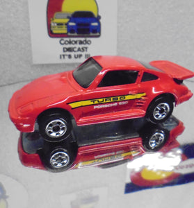 Loose Hot Wheels Red Porsche 930 Turbo w/Blackwalls