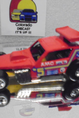 Loose Hot Wheels Red Greased Gremlin w/Blackwalls