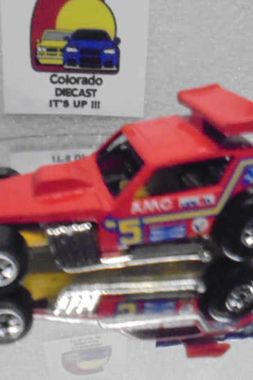 Loose Hot Wheels Red Greased Gremlin w/Blackwalls