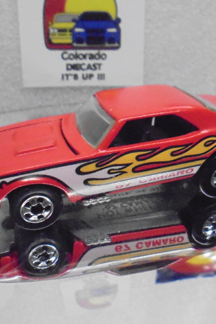 Loose Hot Wheels Red '67 Camaro w/Blackwalls