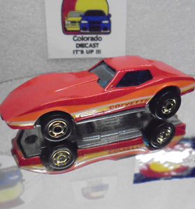 Loose Hot Wheels Red Corvette Stingray w/GHO's