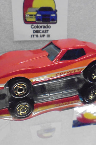 Loose Hot Wheels Red Corvette Stingray w/GHO's