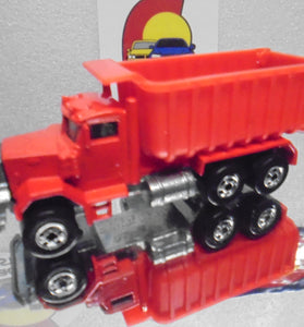 Loose Hot Wheels Red Peterbilt Dump Truck w/Blackwalls