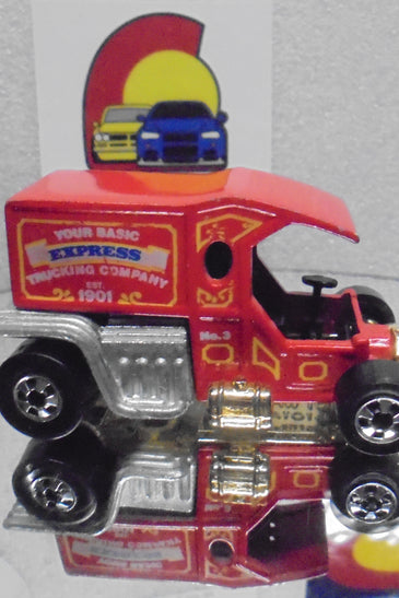 Loose Hot Wheels Red T-Totaller w/Blackwalls