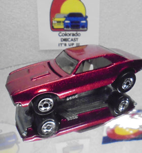 Loose Hot Wheels Red '67 Chevy Camaro w/Blackwalls