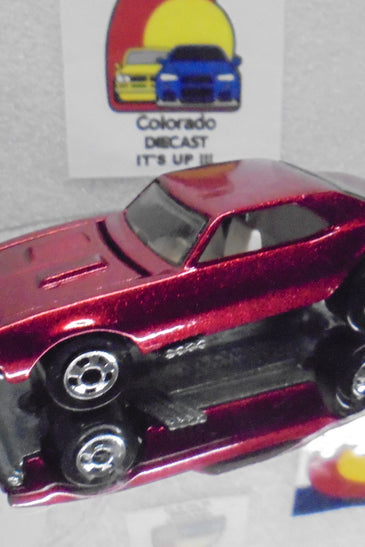 Loose Hot Wheels Red '67 Chevy Camaro w/Blackwalls
