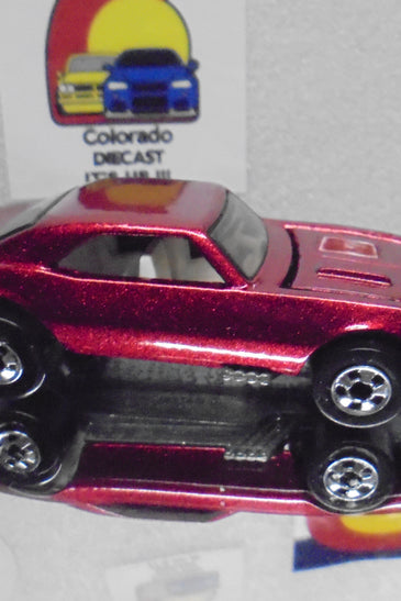 Loose Hot Wheels Red '67 Chevy Camaro w/Blackwalls