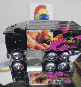 LOOSE HOT WHEELS BLACK STREET FIGHTER HIWAY HAULER w/RR'S