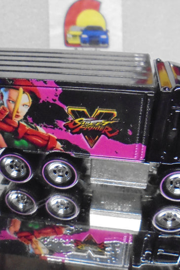 LOOSE HOT WHEELS BLACK STREET FIGHTER HIWAY HAULER w/RR'S