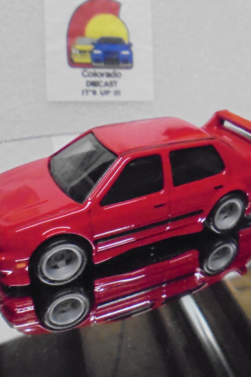 LOOSE HOT WHEELS RED VOLKSWAGEN JETTA MK3 w/RR'S
