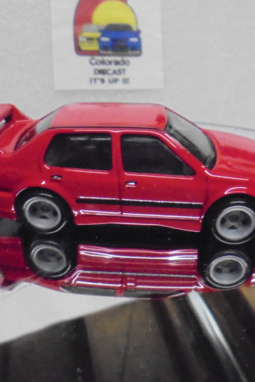 LOOSE HOT WHEELS RED VOLKSWAGEN JETTA MK3 w/RR'S