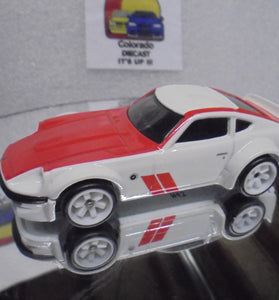 LOOSE HOT WHEELS RED/WHITE NISSAN FAIRLADY Z w/RR'S