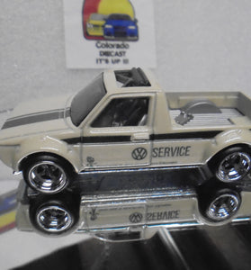 LOOSE HOT WHEELS TAN VOLKSWAGEN CADDY TRUCK w/RR'S