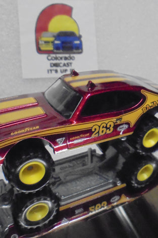 LOOSE HOT WHEELS RED '70 OLDSMOBILE 442 w/RR'S