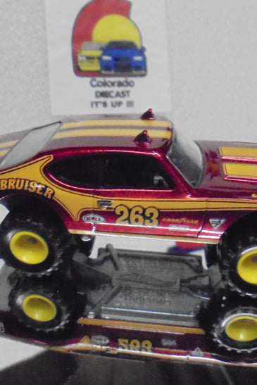 LOOSE HOT WHEELS RED '70 OLDSMOBILE 442 w/RR'S