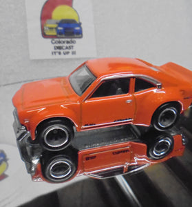 LOOSE HOT WHEELS ORANGE MAZDA RX-3 w/RR'S