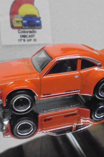 LOOSE HOT WHEELS ORANGE MAZDA RX-3 w/RR'S
