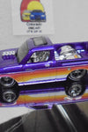 LOOSE HOT WHEELS PURPLE CUSTOM '72 CHEVY LUV TRUCK w/RR'S