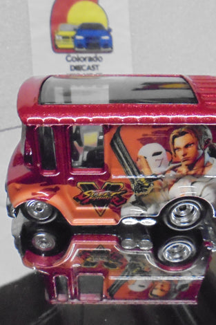 LOOSE HOT WHEELS RED STREET FIGHTER BREAD BOX w/RR'S