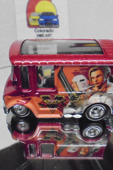 LOOSE HOT WHEELS RED STREET FIGHTER BREAD BOX w/RR'S
