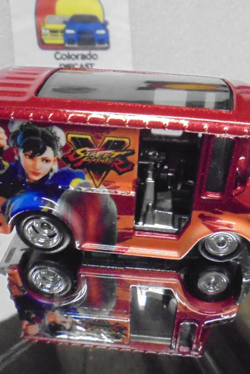 LOOSE HOT WHEELS RED STREET FIGHTER BREAD BOX w/RR'S