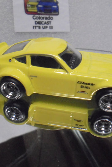 LOOSE HOT WHEELS YELLOW GREDDY NISSAN FAIRLADY Z w/RR'S