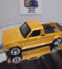 LOOSE HOT WHEELS YELLOW 1975 DATSUN SUNNY TRUCK (B120) w/RR'S