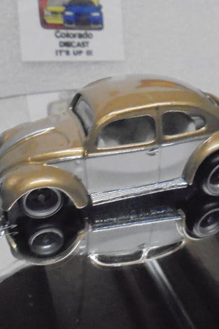 LOOSE HOT WHEELS GOLD VOLKSWAGEN BUG w/RR'S