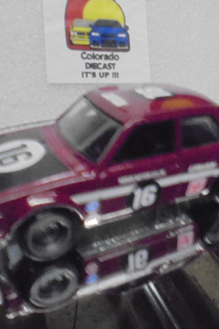 LOOSE HOT WHEELS MAROON DATSUN BLUEBIRD 510 w/RR'S