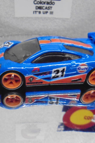 LOOSE HOT WHEELS BLUE GULF MCLAREN F1 GTR w/RR'S