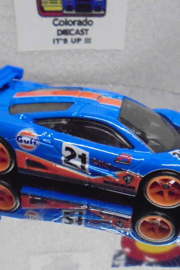 LOOSE HOT WHEELS BLUE GULF MCLAREN F1 GTR w/RR'S