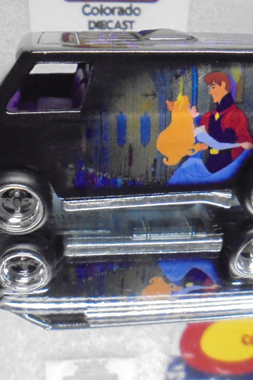 LOOSE HOT WHEELS BLACK SLEEPING BEAUTY SUPER VAN w/RR'S