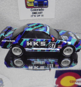 LOOSE HOT WHEELS HKS NISSAN SKYLINE (R32) w/RR'S