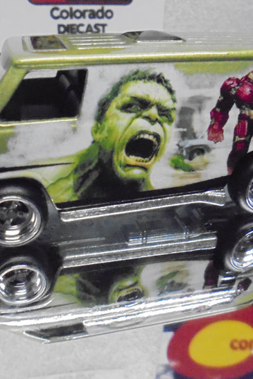 LOOSE HOT WHEELS GREEN THE INCREDIBLE HULK SUPER VAN w/RR'S
