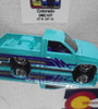 LOOSE HOT WHEELS TEAL '93 NISSAN D21 CUSTOM PICK UP w/RR'S