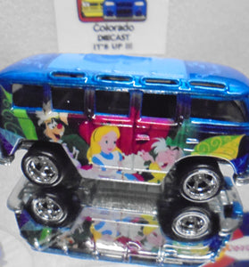 LOOSE HOT WHEELS BLUE DISNEY VOLKSWAGEN DELUXE STATION WAGON w/RR'S