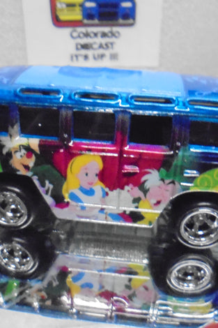 LOOSE HOT WHEELS BLUE DISNEY VOLKSWAGEN DELUXE STATION WAGON w/RR'S
