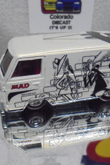 LOOSE HOT WHEELS WHITE SPY VS SPY '66 DODGE A100 VAN w/RR'S