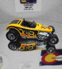 LOOSE HOT WHEELS YELLOW TRACK T w/RR'S