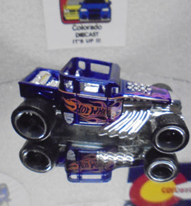 LOOSE HOT WHEELS BLUE BONE SHAKER w/RR'S