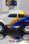 LOOSE HOT WHEELS BLUE/WHITE VOLKSWAGEN BAJA BUG w/RR'S