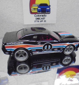 LOOSE HOT WHEELS BLUACK '18 DODGE CHALLENGER SRT DEMON w/RR'S
