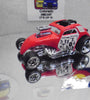 LOOSE HOT WHEELS  RED FIAT 500C w/RR'S